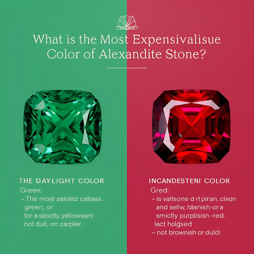 The Most Expensive Color of Alexandrite Stone